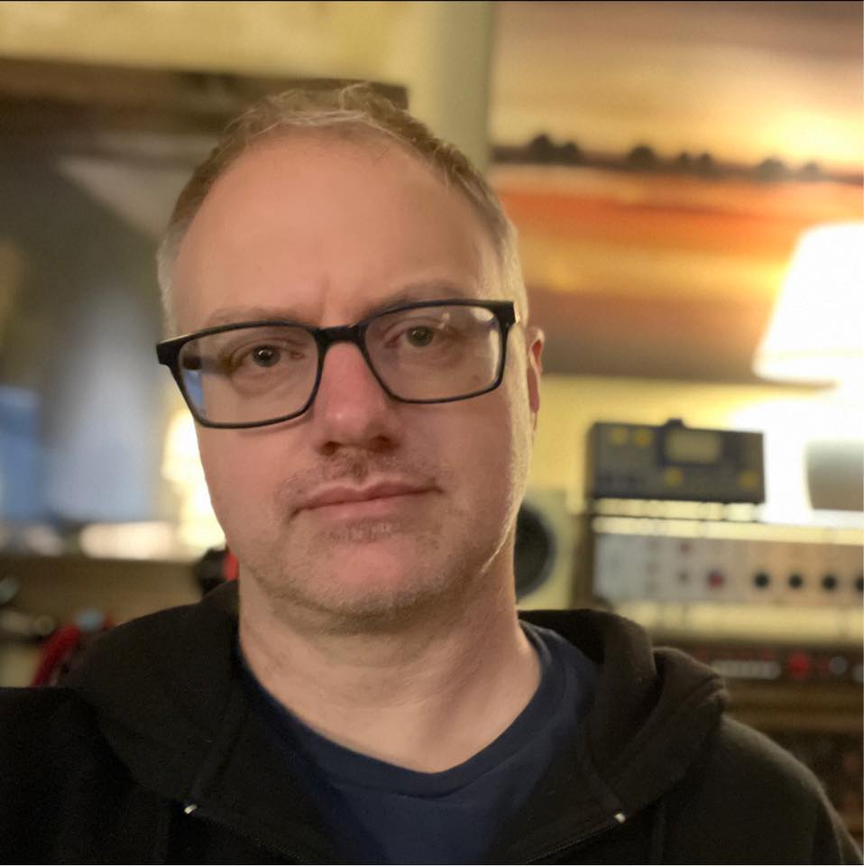 Bill Simpkins in the studio